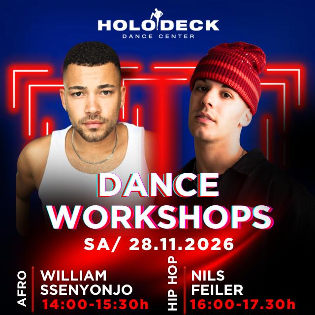 DANCE WORKSHOPS mit William Ssenyonjo & Nils Feiler 28.11.26